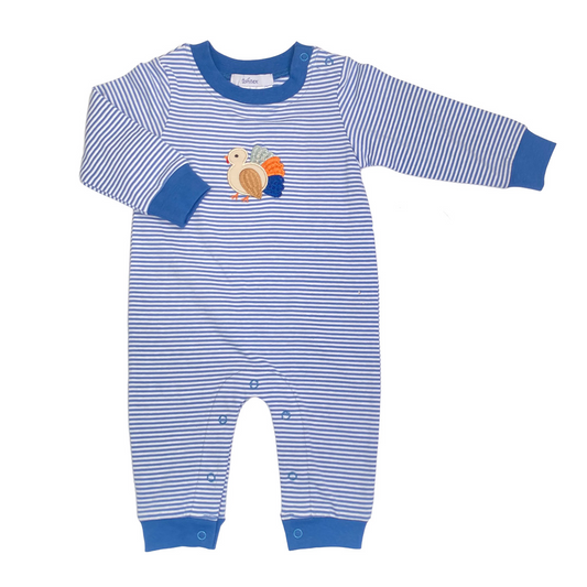 Turkey Appliqué Boys Romper