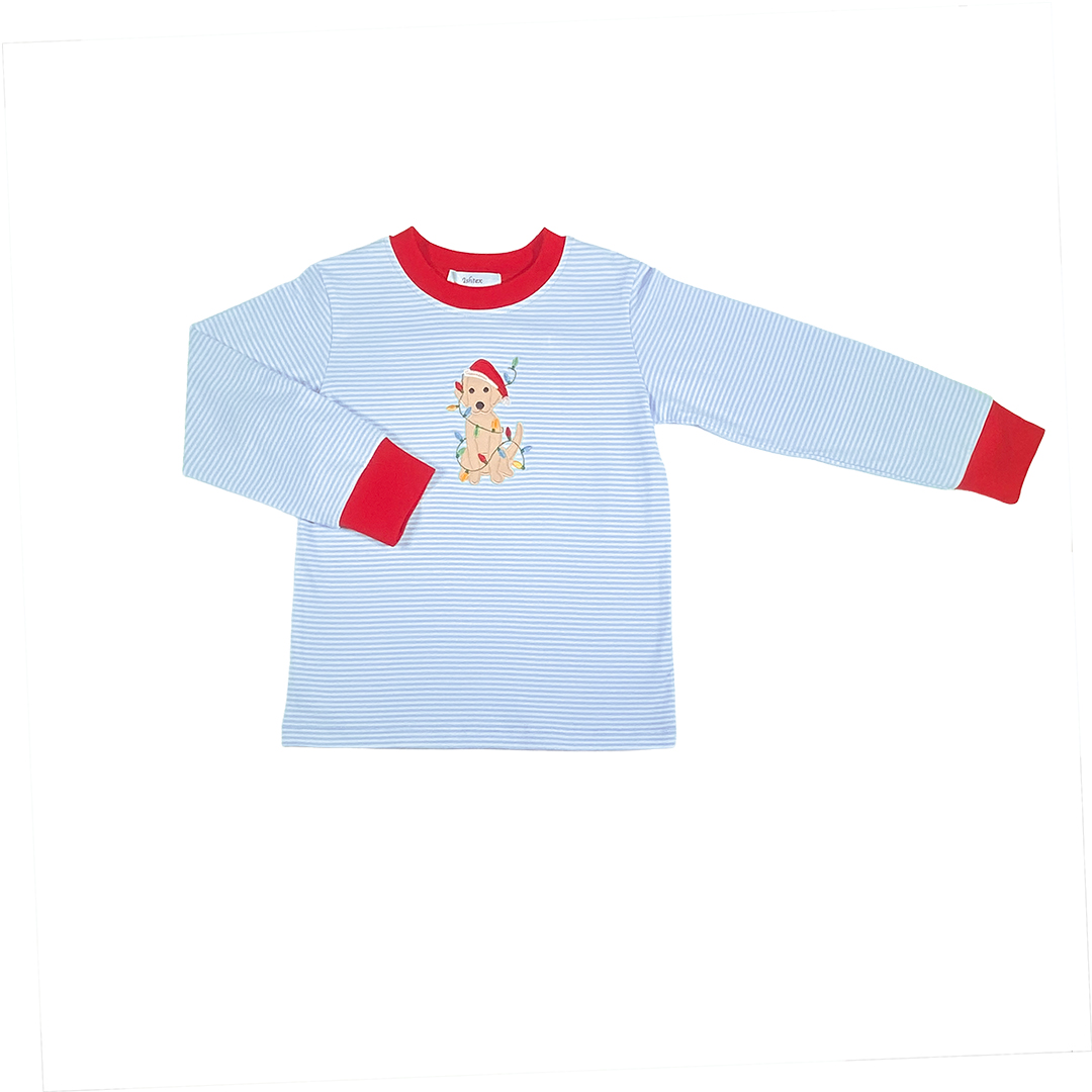 Christmas Lights Boys Long Sleeve Shirt