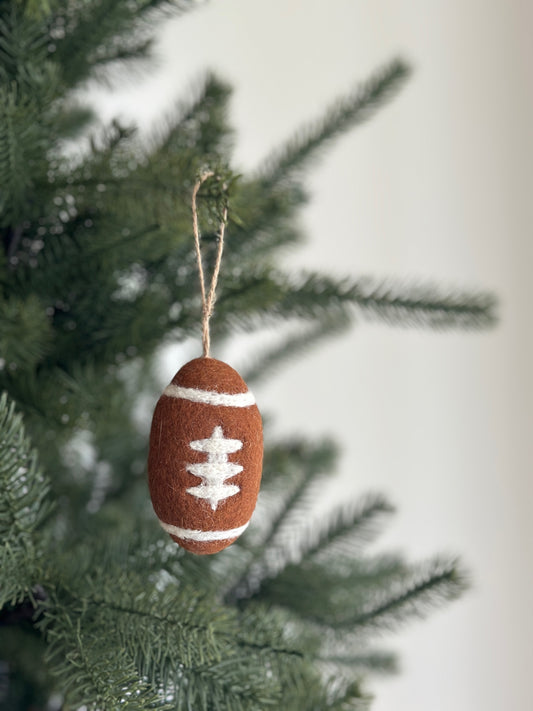 Felt Football Ornament