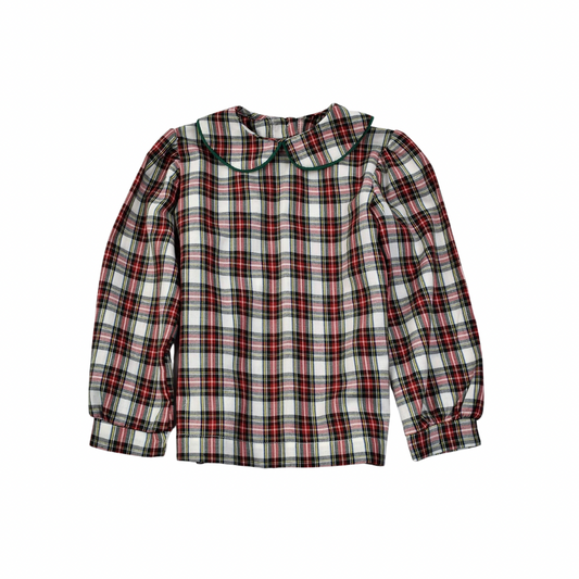 Holiday Plaid Blouse