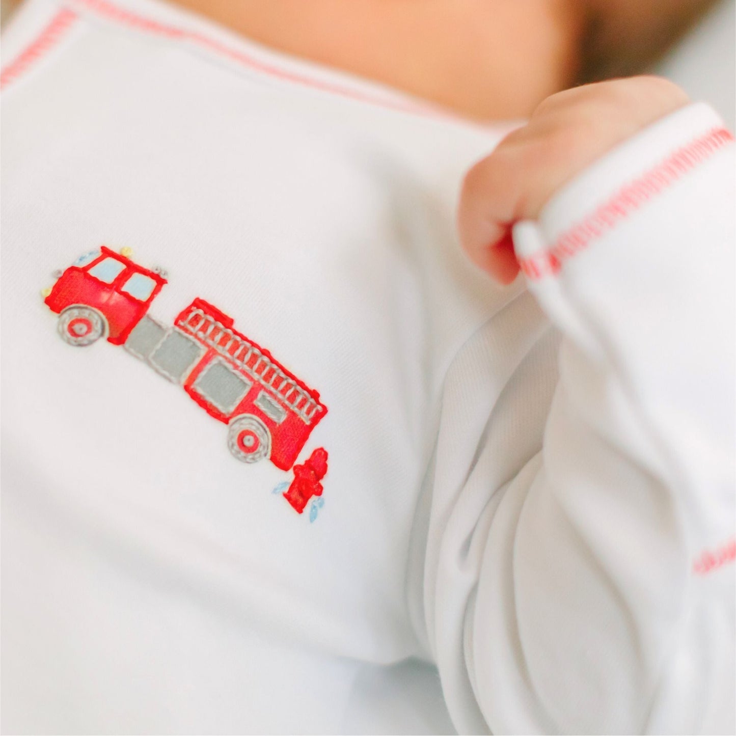 To The Rescue Embroidered Footie