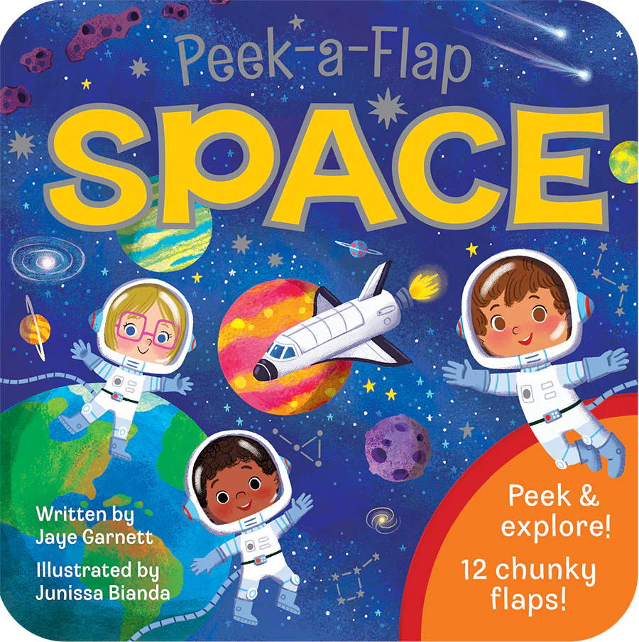 Space Peek-a-Flap Book