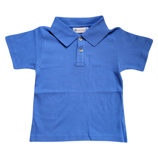 Boys Royal Blue Short Sleeve Polo