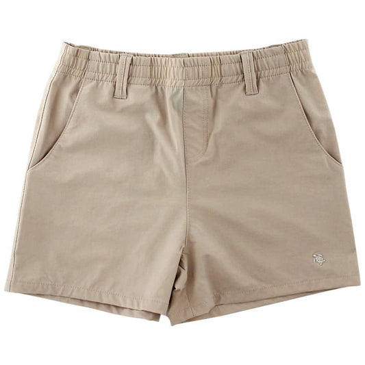 Boys Performance Shorts - Stone Khaki