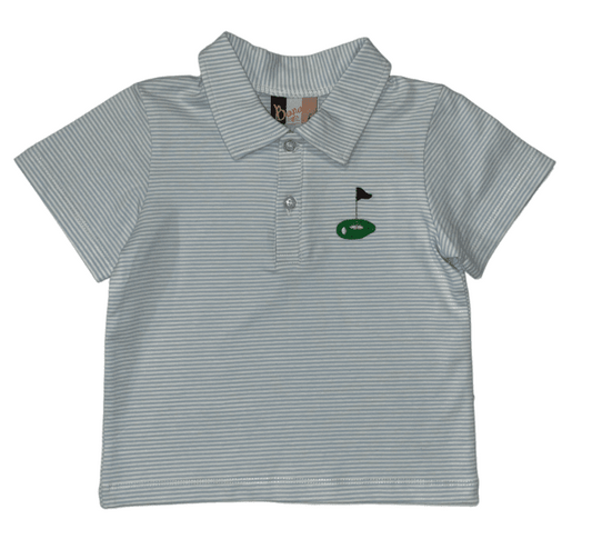 Boys Golf Embroidered Polo Shirt