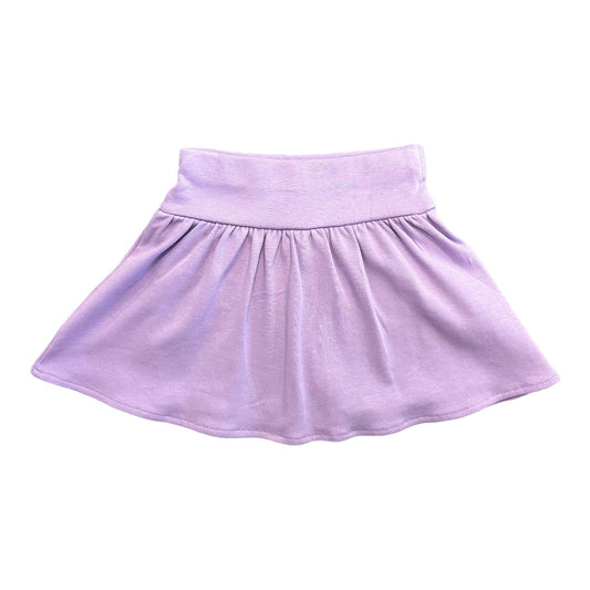 Interlock Solid Gathered Skort - Lavender