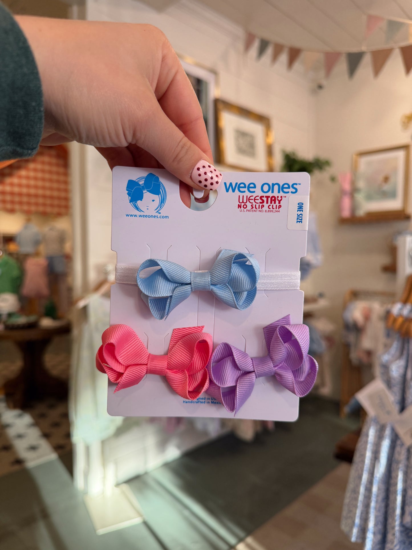 Spring 3-Pack Baby Bows