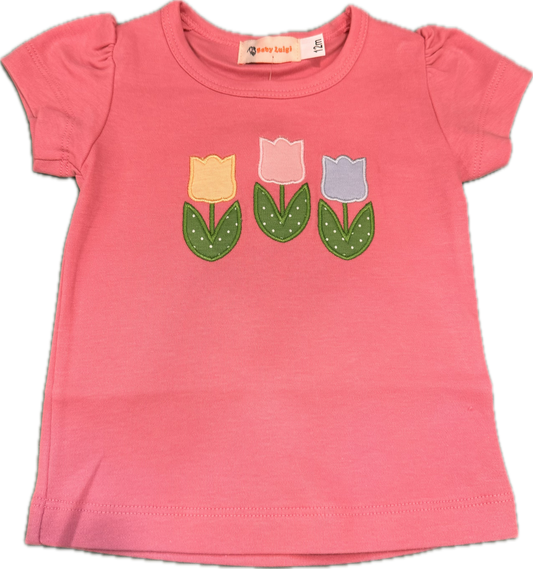 Tulips Appliqué Shirt