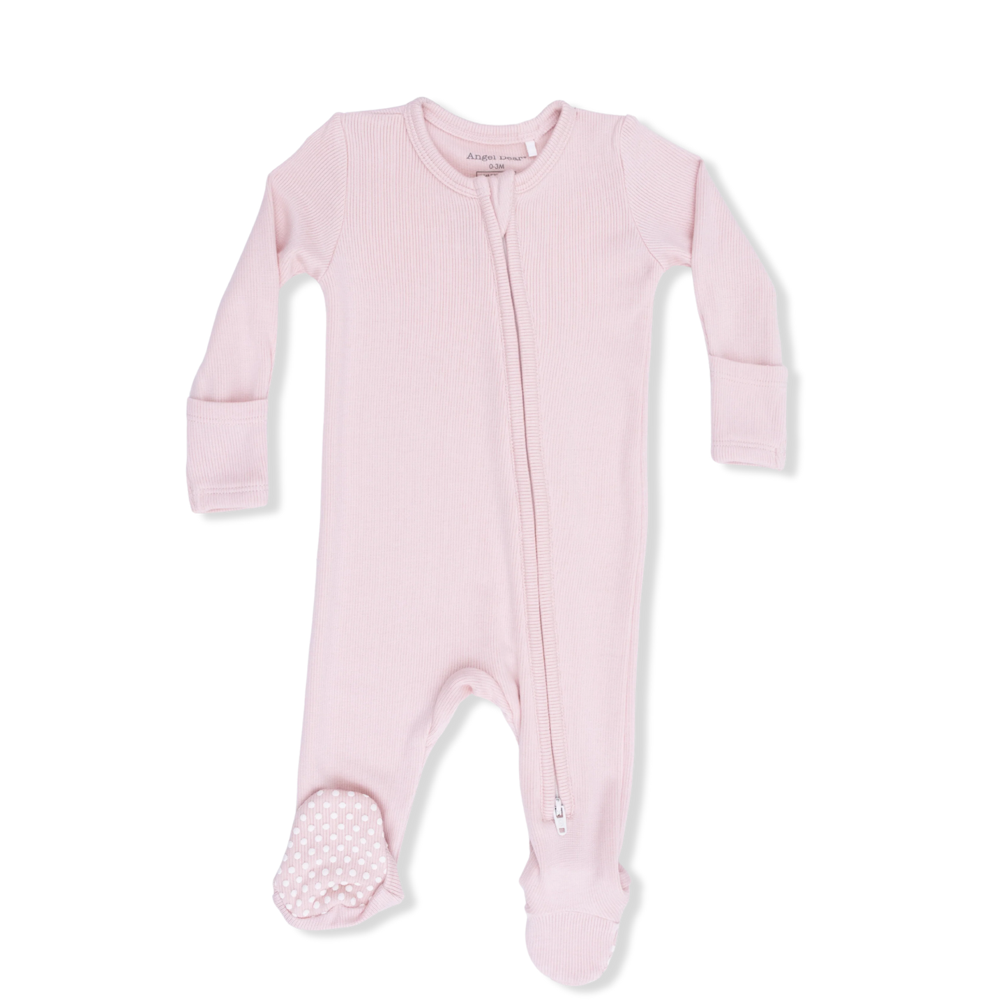 Veiled Pink 2-Way Zipper Footie