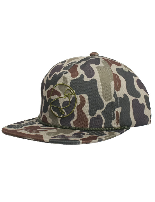 Vintage Camo Rope Hat