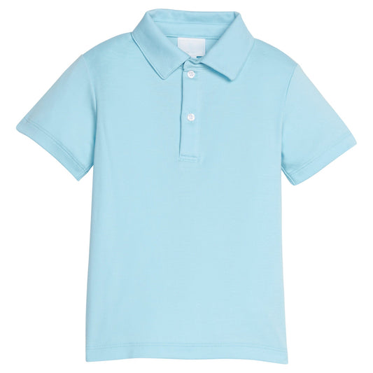 Short Sleeve Polo - Sky Blue