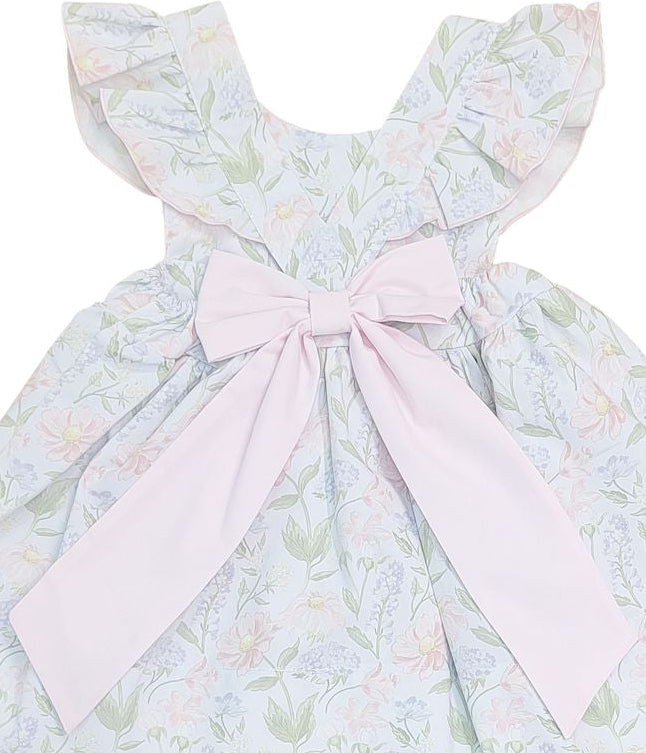 Lilah Floral Bow Back Bubble