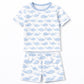 Whales Short Pajamas - Blue