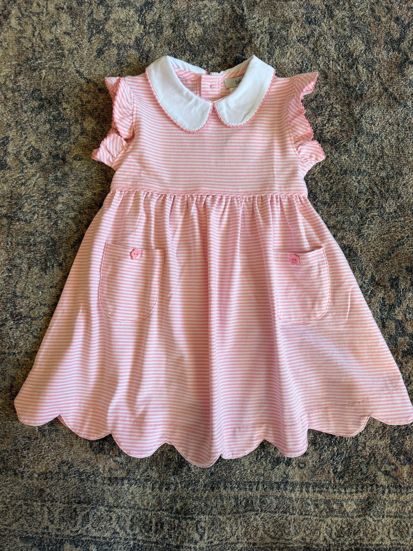 Pink Striped Dress