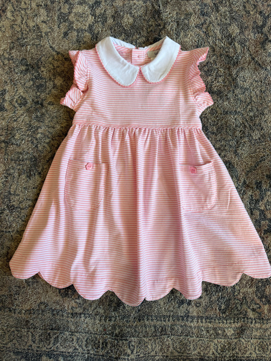 Pink Striped Dress