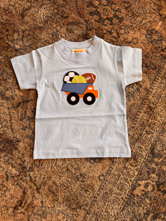 Sports Balls Appliqué Shirt