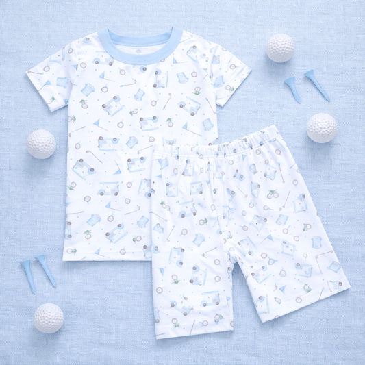 Little Golfer Short Pajamas - Boy