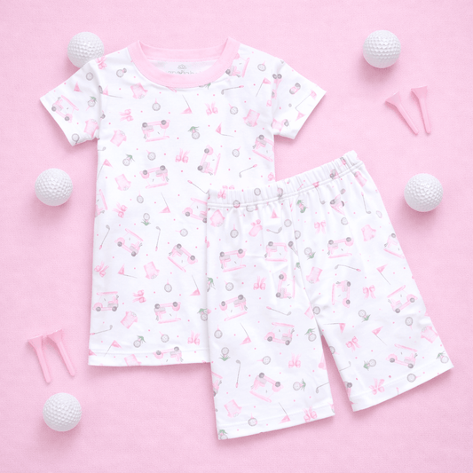 Little Golfer Short Pajamas - Girl
