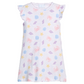 Sea Shell Printed Angel Sleeve Dress