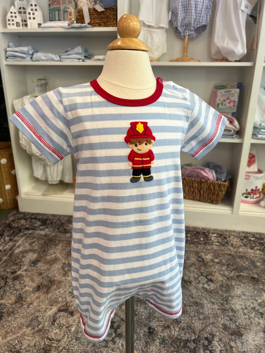 Firefighter Short Sleeve Romper