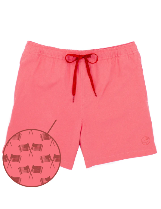 Men’s USA Flag Swim Trunks