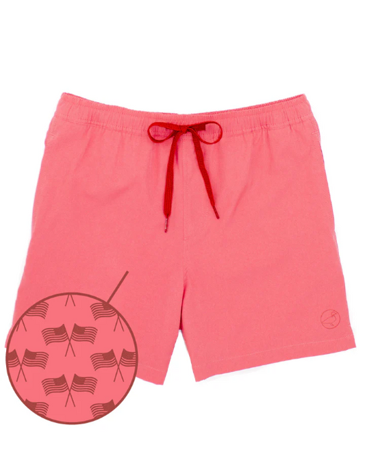Men’s USA Flag Swim Trunks