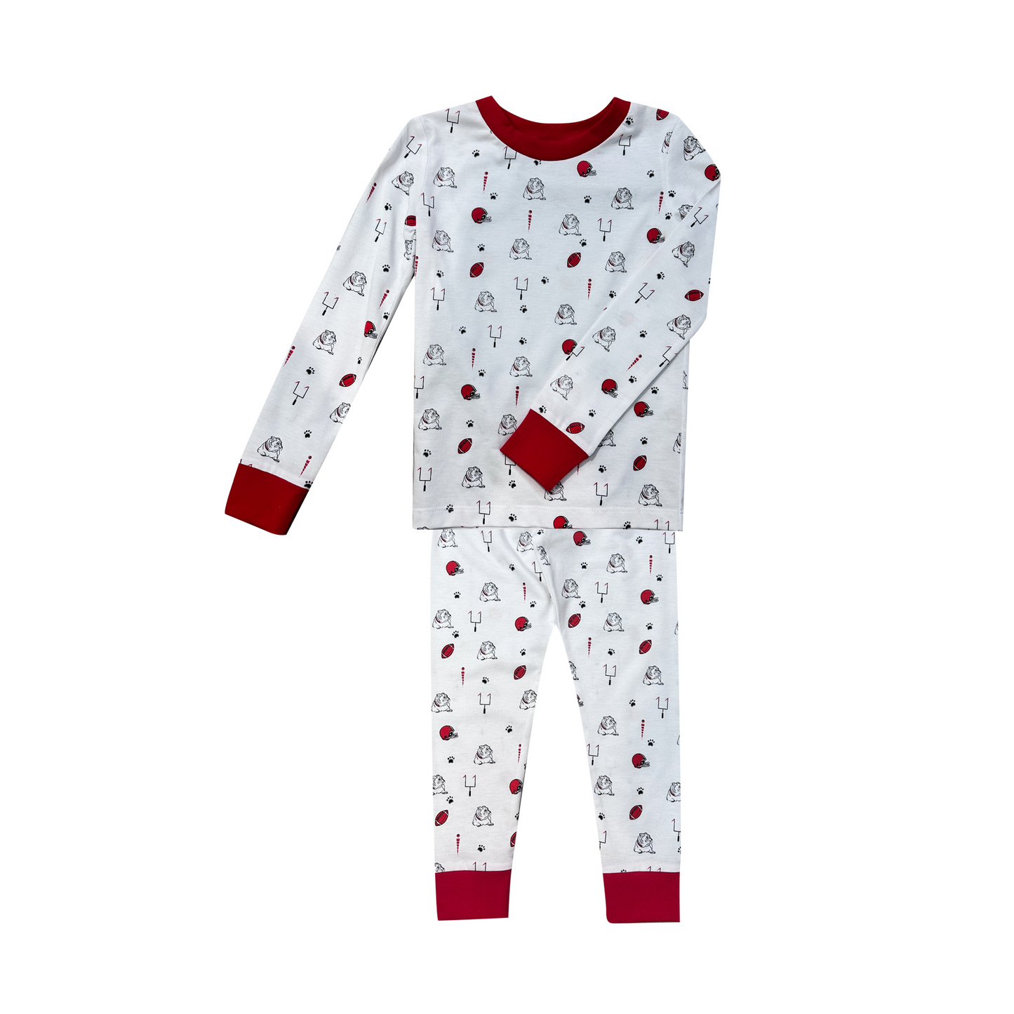 Bulldog Unisex Printed Pajamas