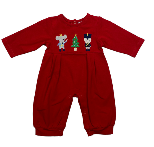 Nutcracker Appliqué Boys Romper