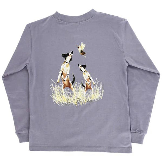 Jumping Dogs Long Sleeve T-shirts