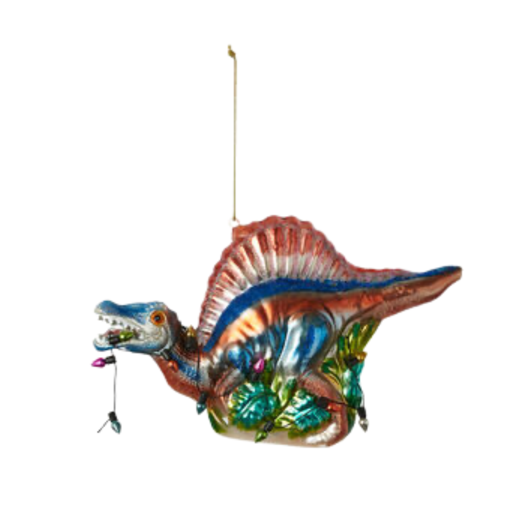 Dinosaur Glass Ornament