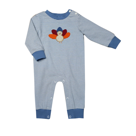 Turkey Appliqué Boys Romper