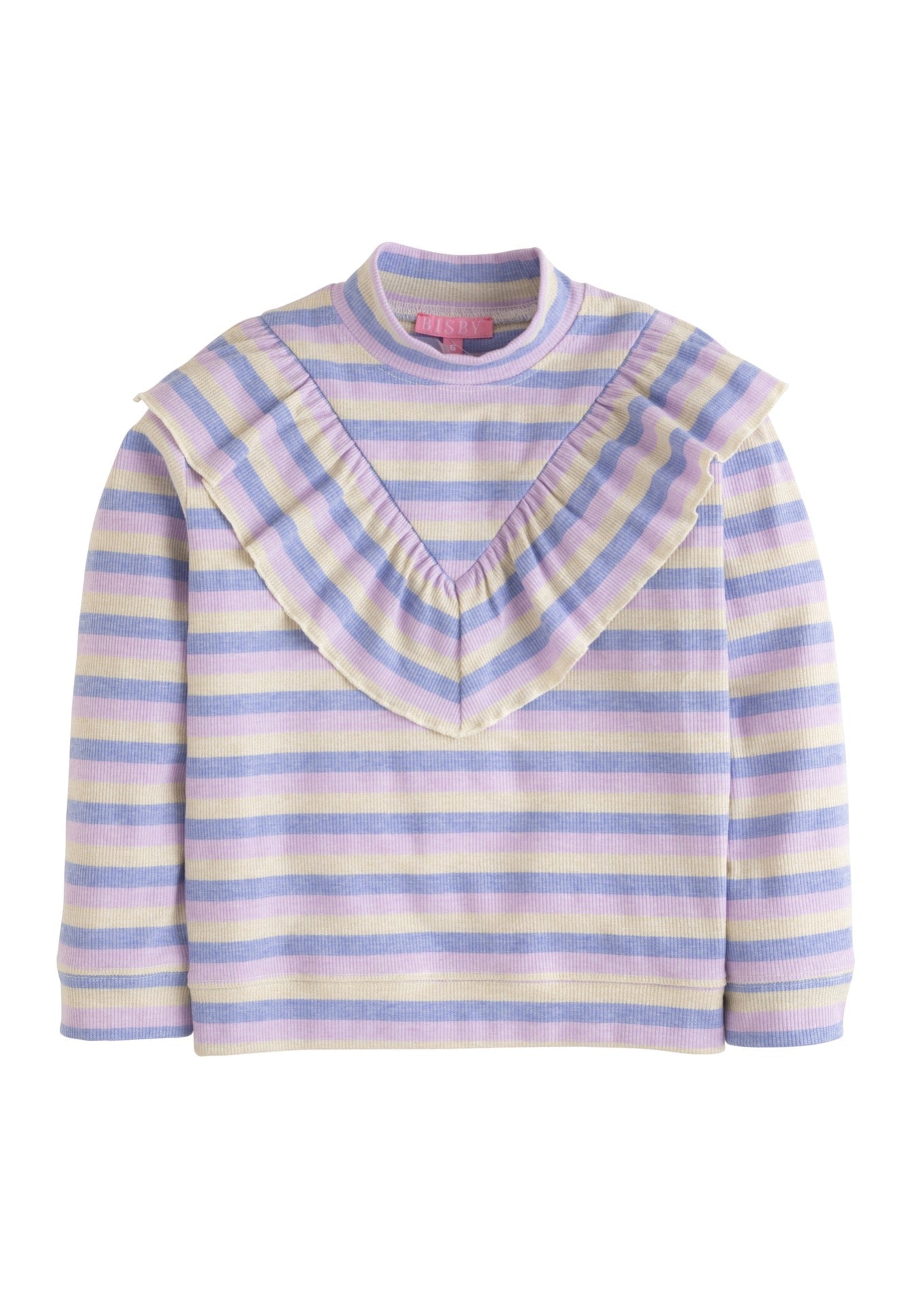 Aspen Turtleneck - Lilac Sparkle Stripe