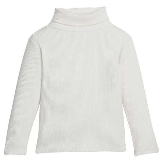 Ivory Ribbed Turtleneck