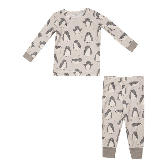 Penquin Pals Long Sleeve Loungewear Pajama Set