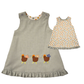 Turkey & Pumpkin Reversible Jumper