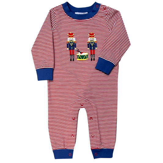 Nutcracker Appliqué Boys Romper