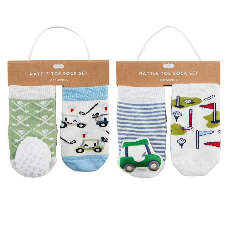 Golf Cart Rattle Toe Socks