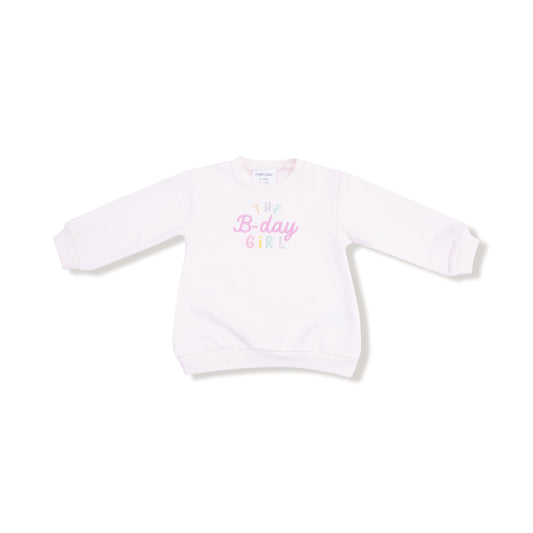 Birthday Girl Embroidered Sweatshirt
