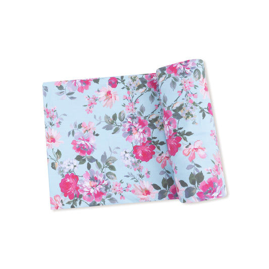 Charlotte Floral Swaddle Blanket