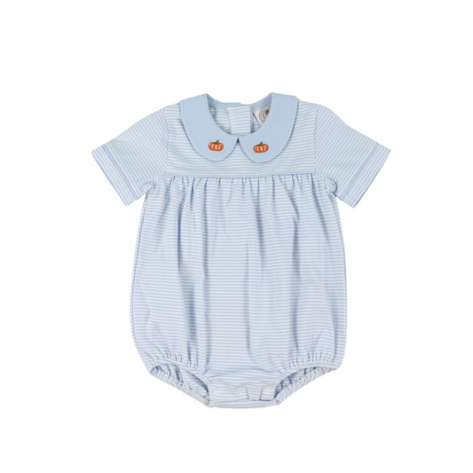 Boys Embroidered Pumpkin Bubble