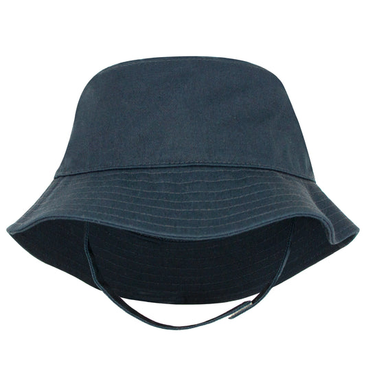 Navy Cotton Twill Bucket Hat