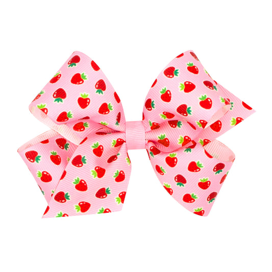 Watermelon Print Bow