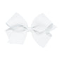 Classic White Grosgrain Girls Hair Bow