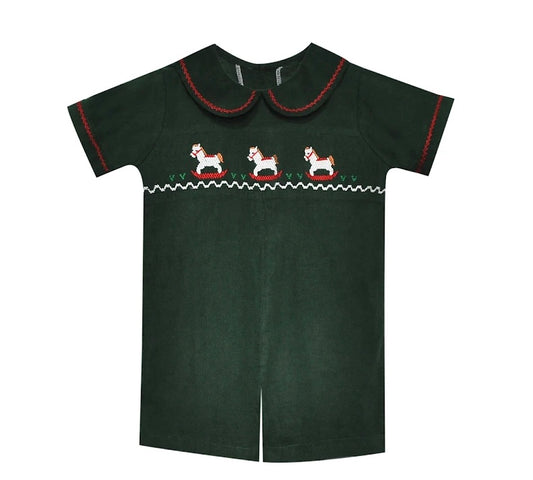 Christmas Rocking Horse Romper
