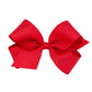 Red Classic Grosgrain Girls Hair Bow