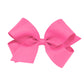Hot Pink Classic Grosgrain Girls Hair Bow