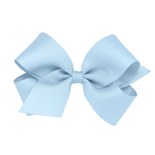 Millennium Blue Classic Grosgrain Girls Hair Bow