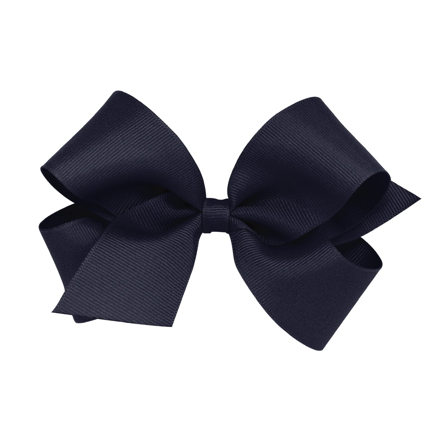 Navy Classic Grosgrain Girls Hair Bow