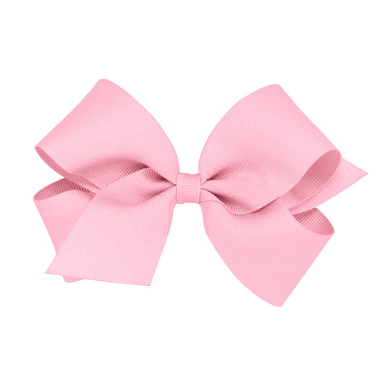 Pearl Pink Classic Grosgrain Girls Hair Bow
