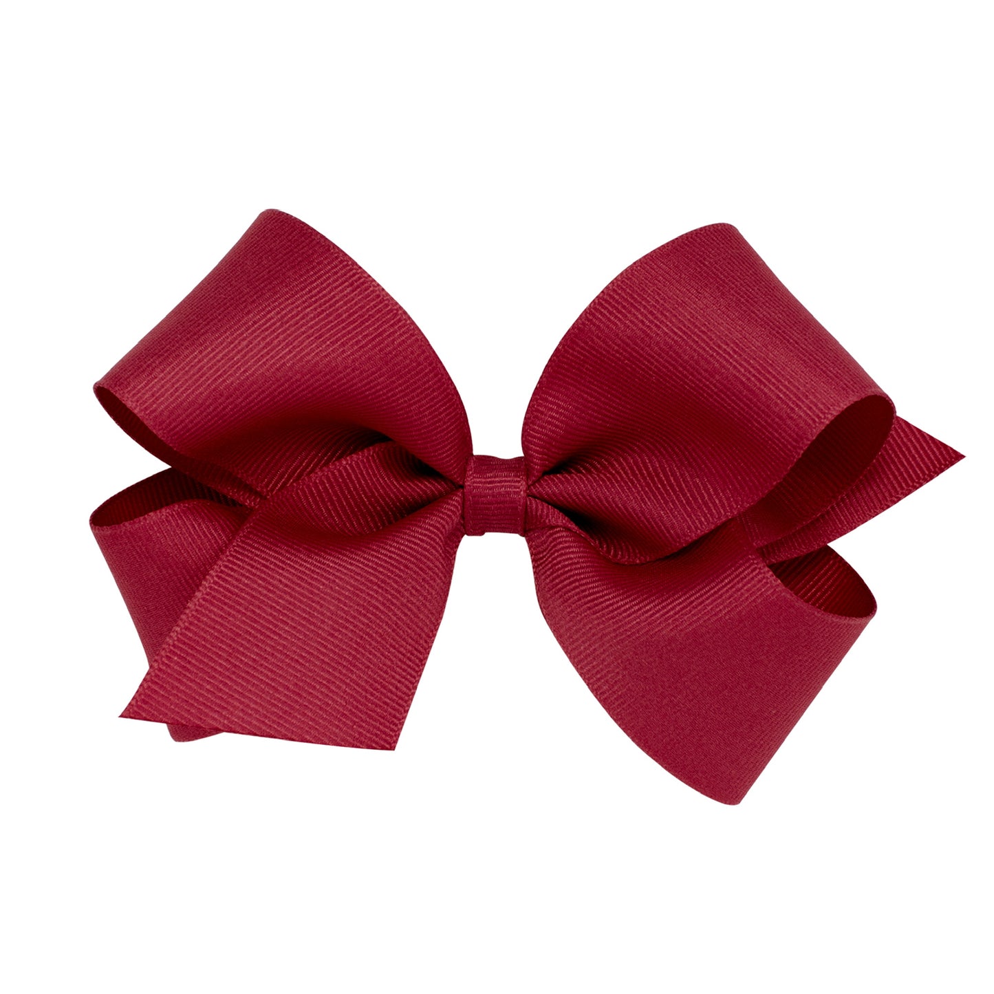 Cranberry Grosgrain Girls Hair Bow
